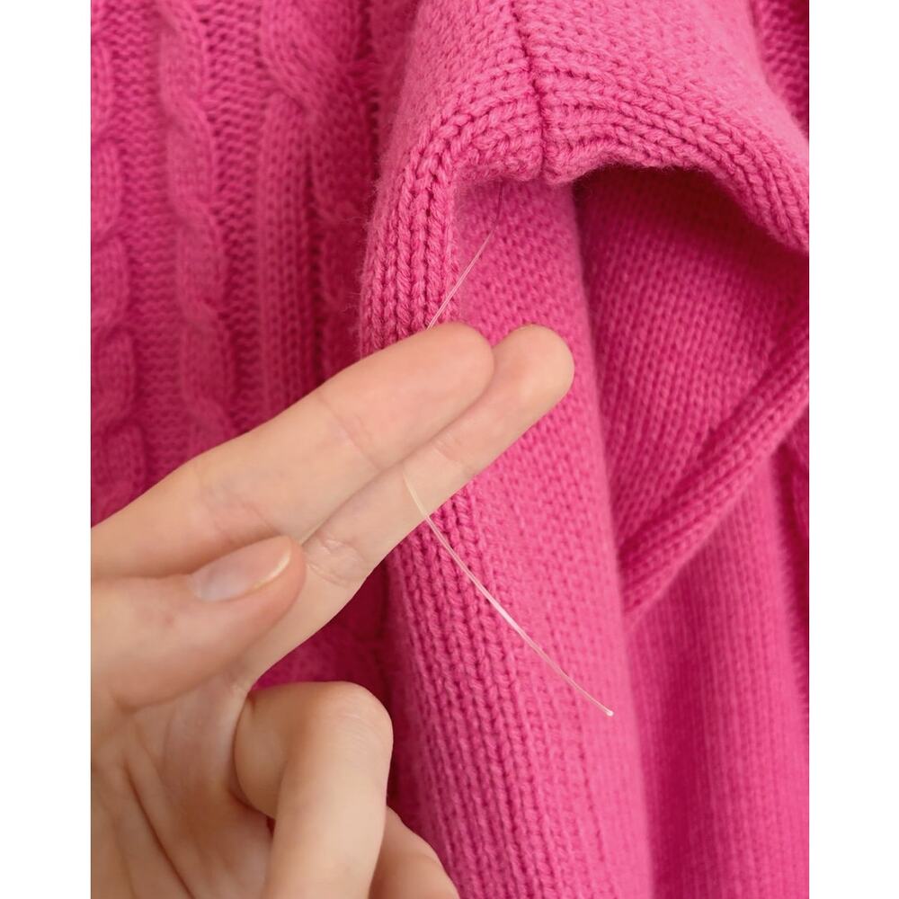 Hot Pink Torrid Heart Cut Out Turtleneck Sweater 1/1X/14-16 - Picture 6 of 7
